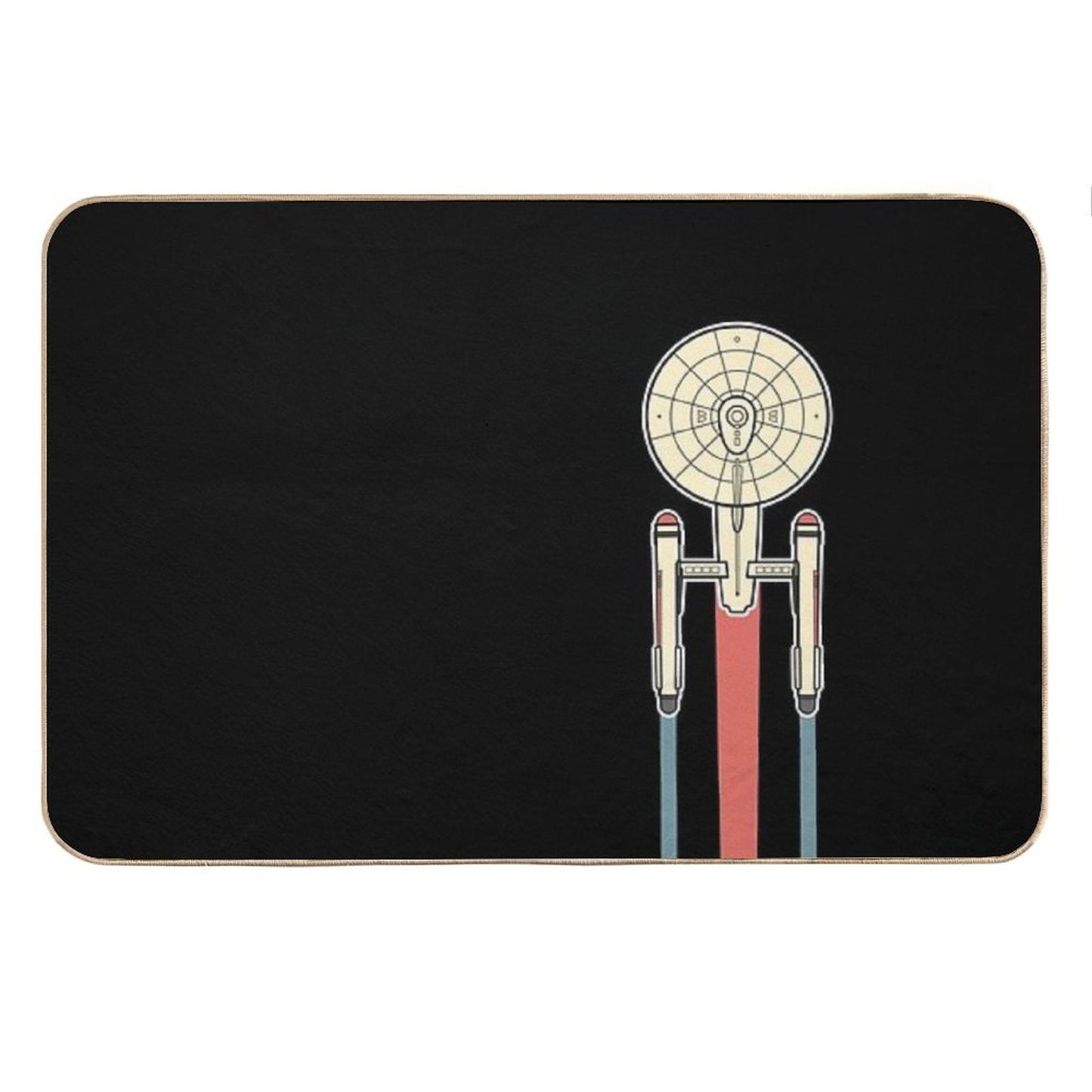 USS Enterprise Star Trek Bath Mat