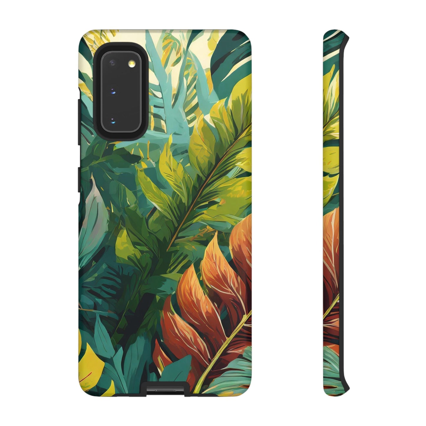 Tropical Leaf Tough Phone Case