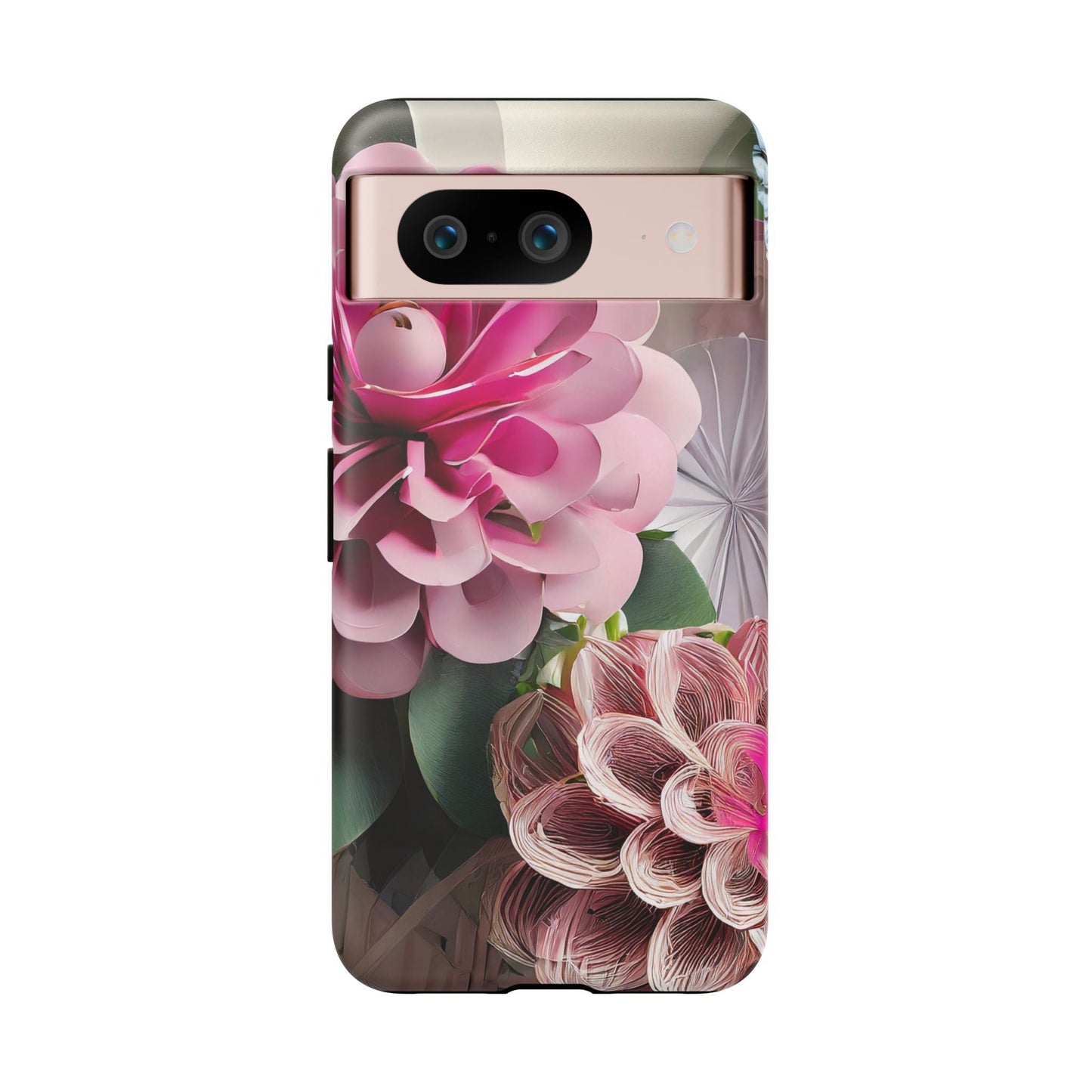 Elegant Paper Flowers Tough Phone Case