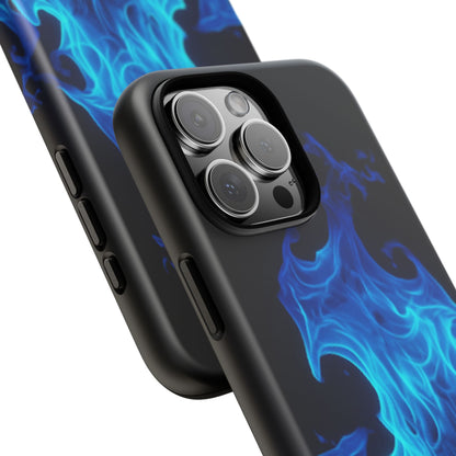 Blue Flames Tough  Phone Case