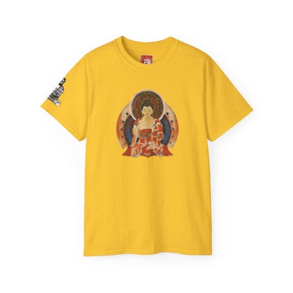 Fine Art Buddha Oil Paint Print Unisex Ultra Cotton Tee