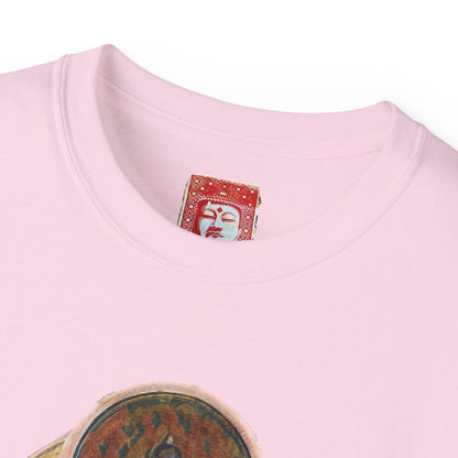 Fine Art Buddha Oil Paint Print Unisex Ultra Cotton Tee