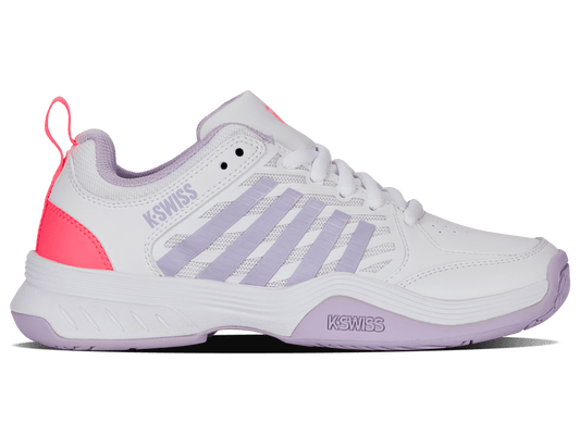 94428-182-M | COURT EXPRESS 2 | WHITE/ORCHID PETAL/NEON BLAZE