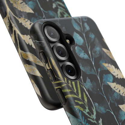 Dark Floral Tough Phone Case