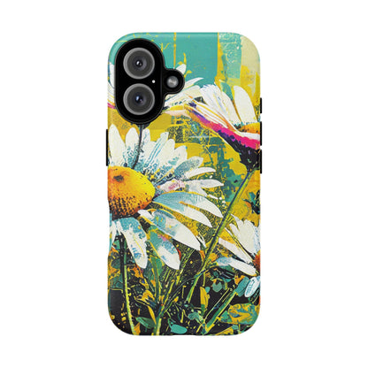Colorful Daisy Floral Tough Phone Case