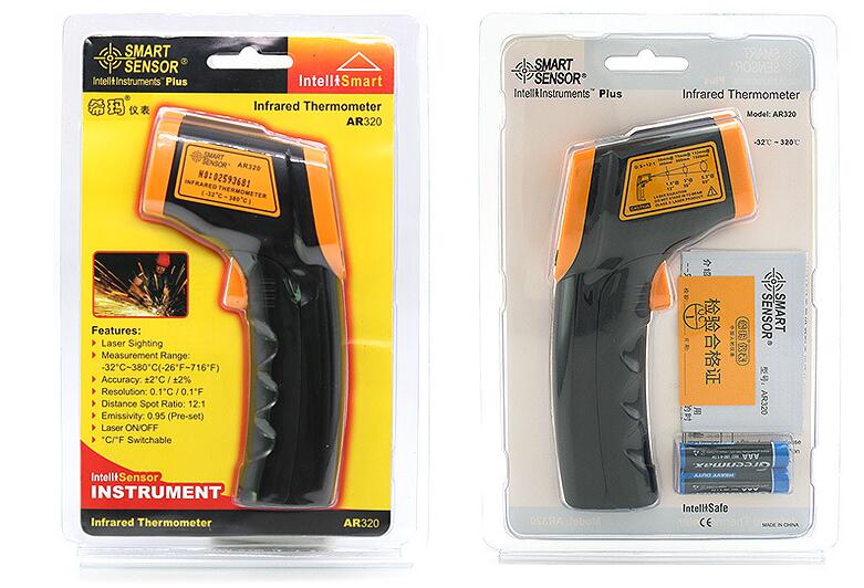 Digital Handheld Infrared Temperature Gun (Model AR320)