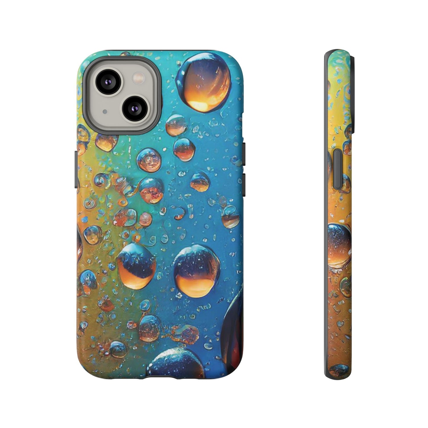 Colorful Water Droplets Tough Phone Case