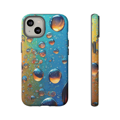 Colorful Water Droplets Tough Phone Case