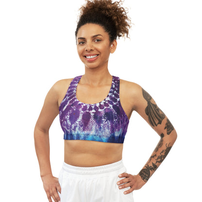 Tye Dye Mandala Deux Double Sided Sports Bra