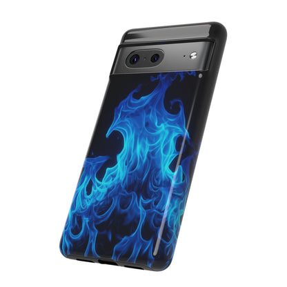 Blue Flames Tough  Phone Case