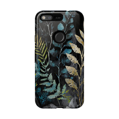 Dark Floral Tough Phone Case
