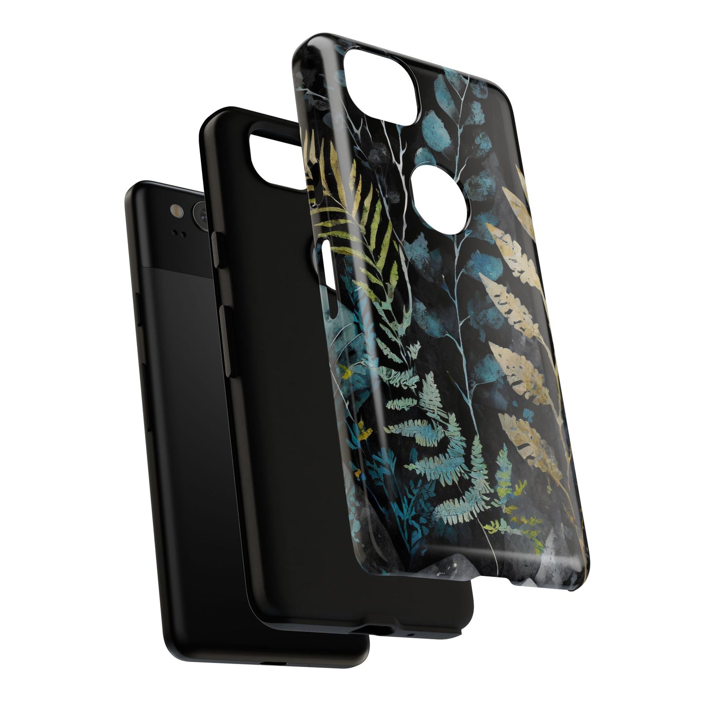 Dark Floral Tough Phone Case