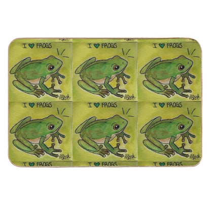 Frog Sticker  Slip-Resistant Bath Mat