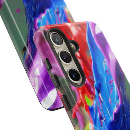 Vibrant Color Splash Tough Phone Case