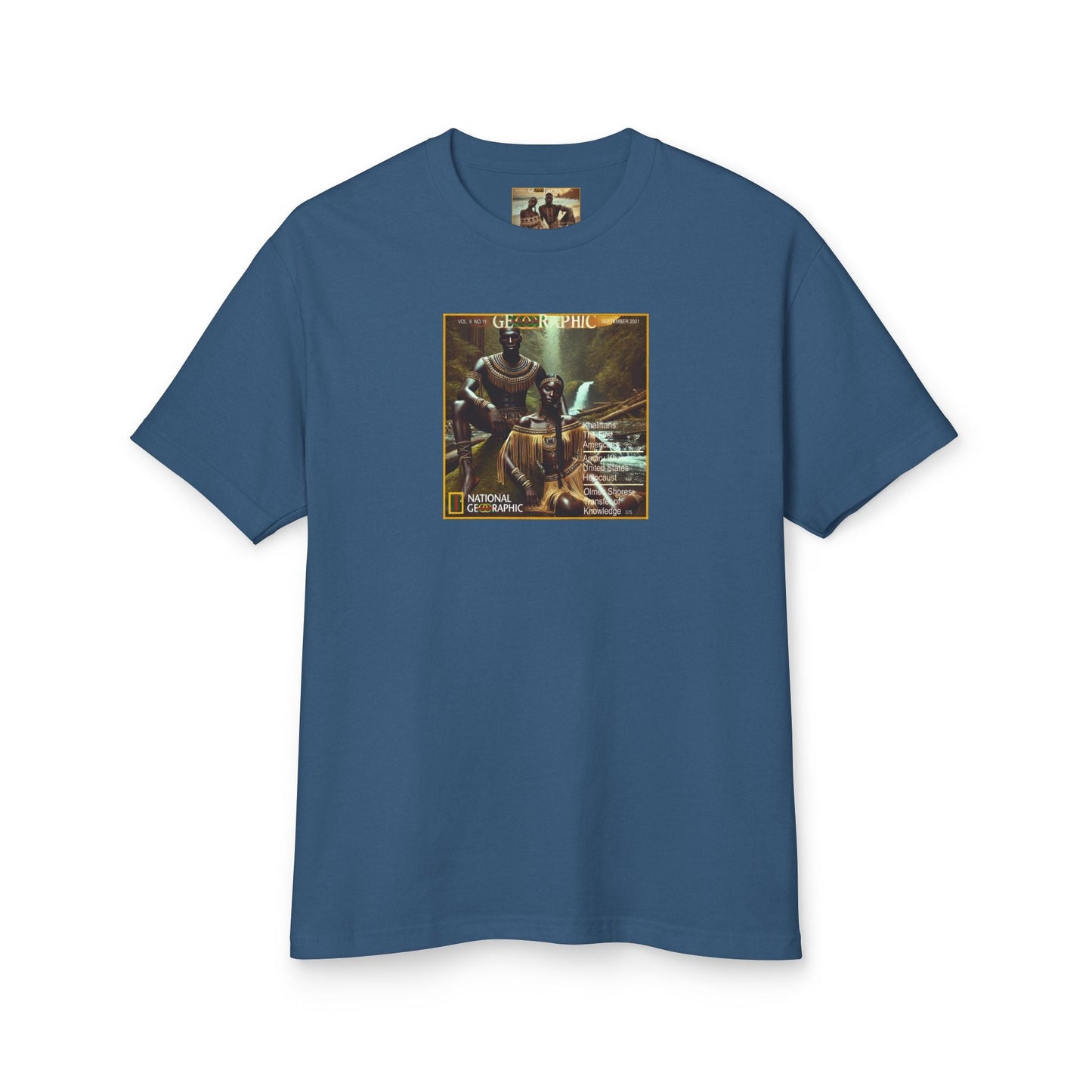 Nottoway Amaru Khan Aborigine Unisex Garment-Dyed Heavyweight Cotton Tee