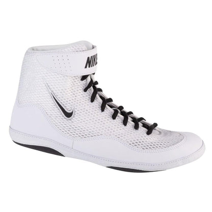Nike Inflict Wrestling Shoes (325256-101 White/Black/Black) Size 8.5