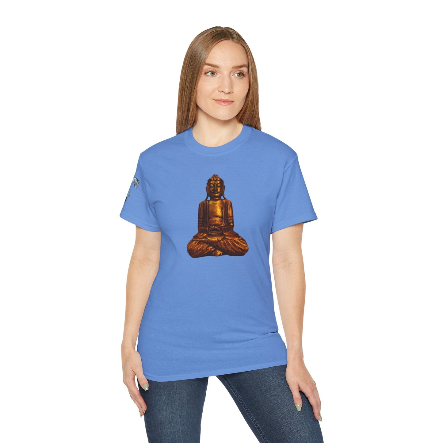 Fine Art Buddha Carving Print Unisex Ultra Cotton Tee
