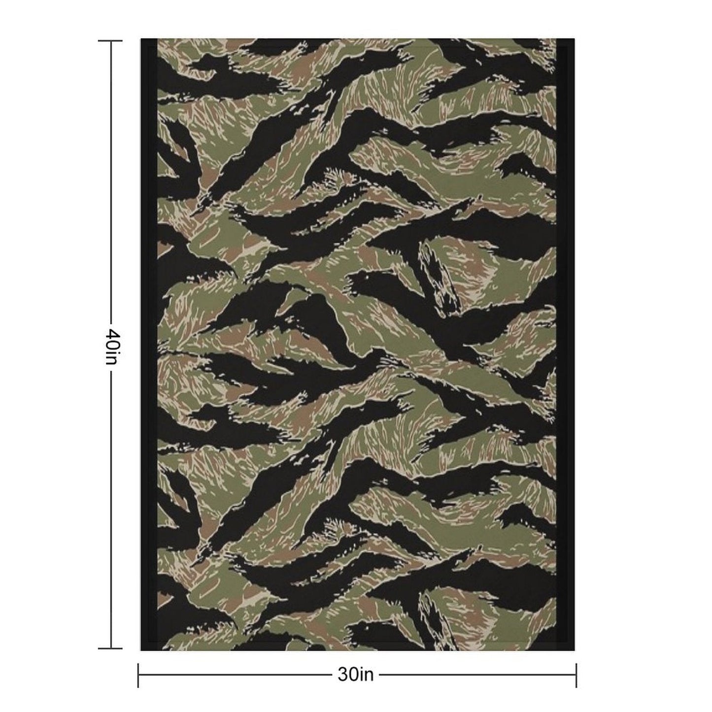 Tigerstripe Camo Throw Blanket