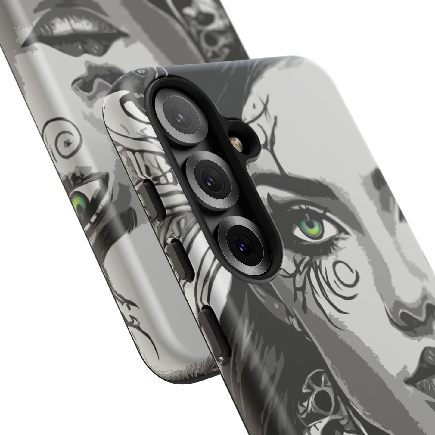 Green Eyed Devilish Beauty Tough Phone Case