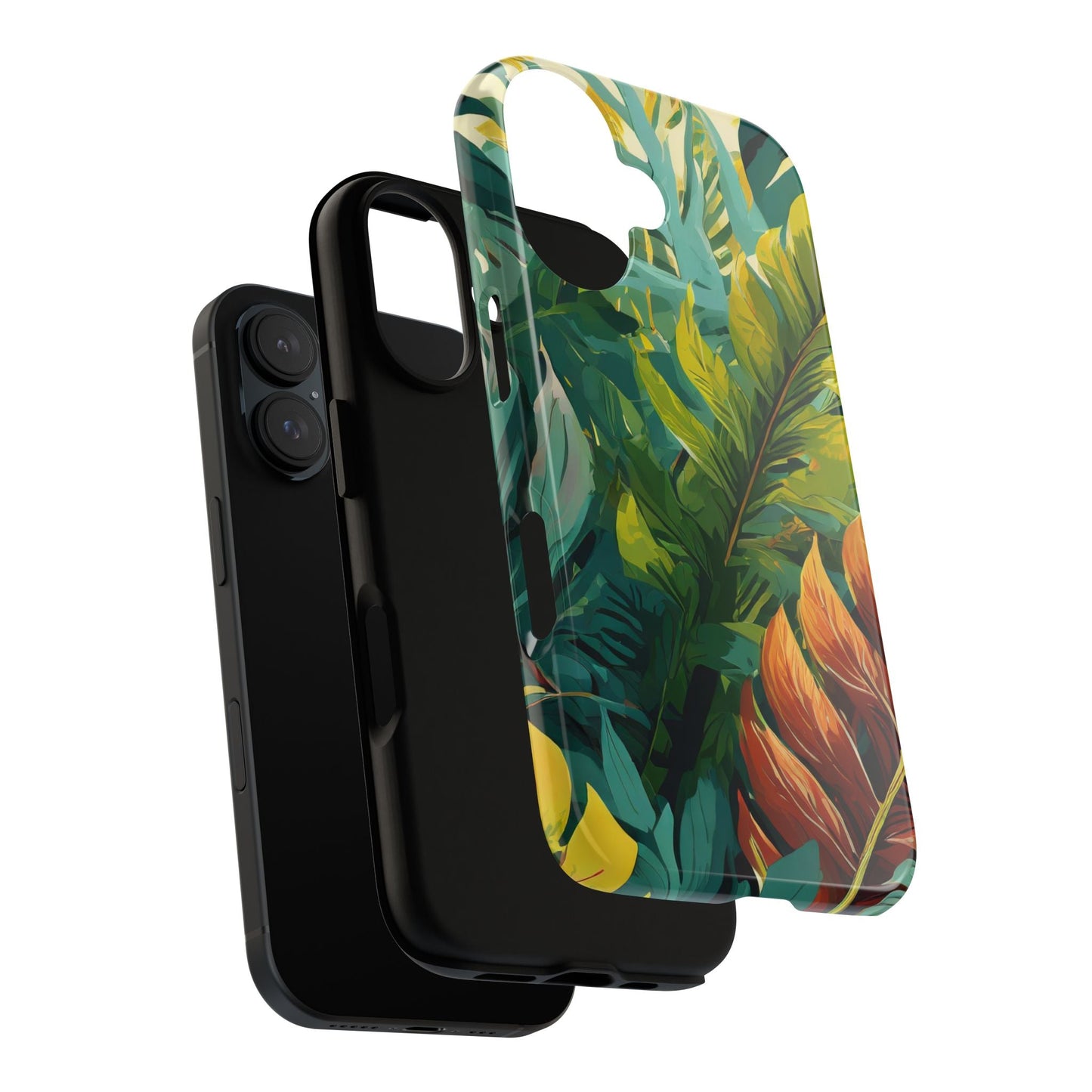 Tropical Leaf Tough Phone Case