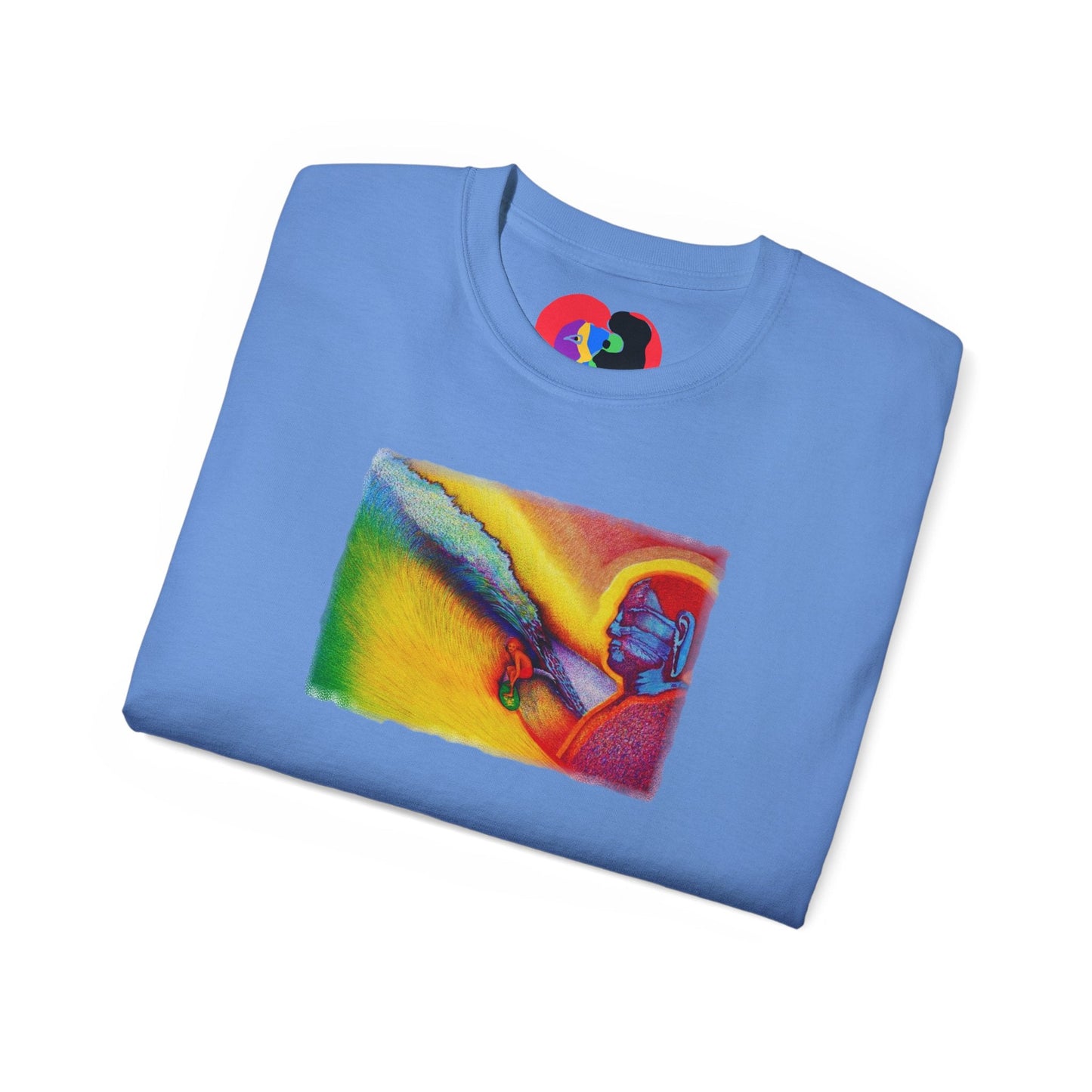 Surf is My Buddha Tablet Print Unisex Ultra Cotton Tee