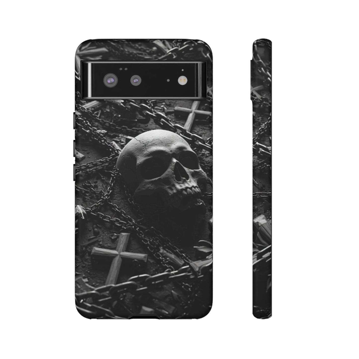 Gothic Skull Tough Phone Case