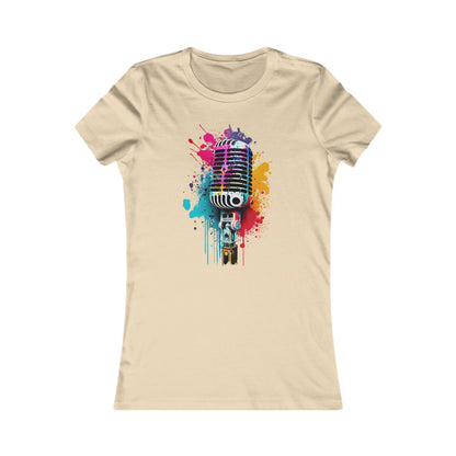BLKBOK Splatter microphone Women's Perfect Tee