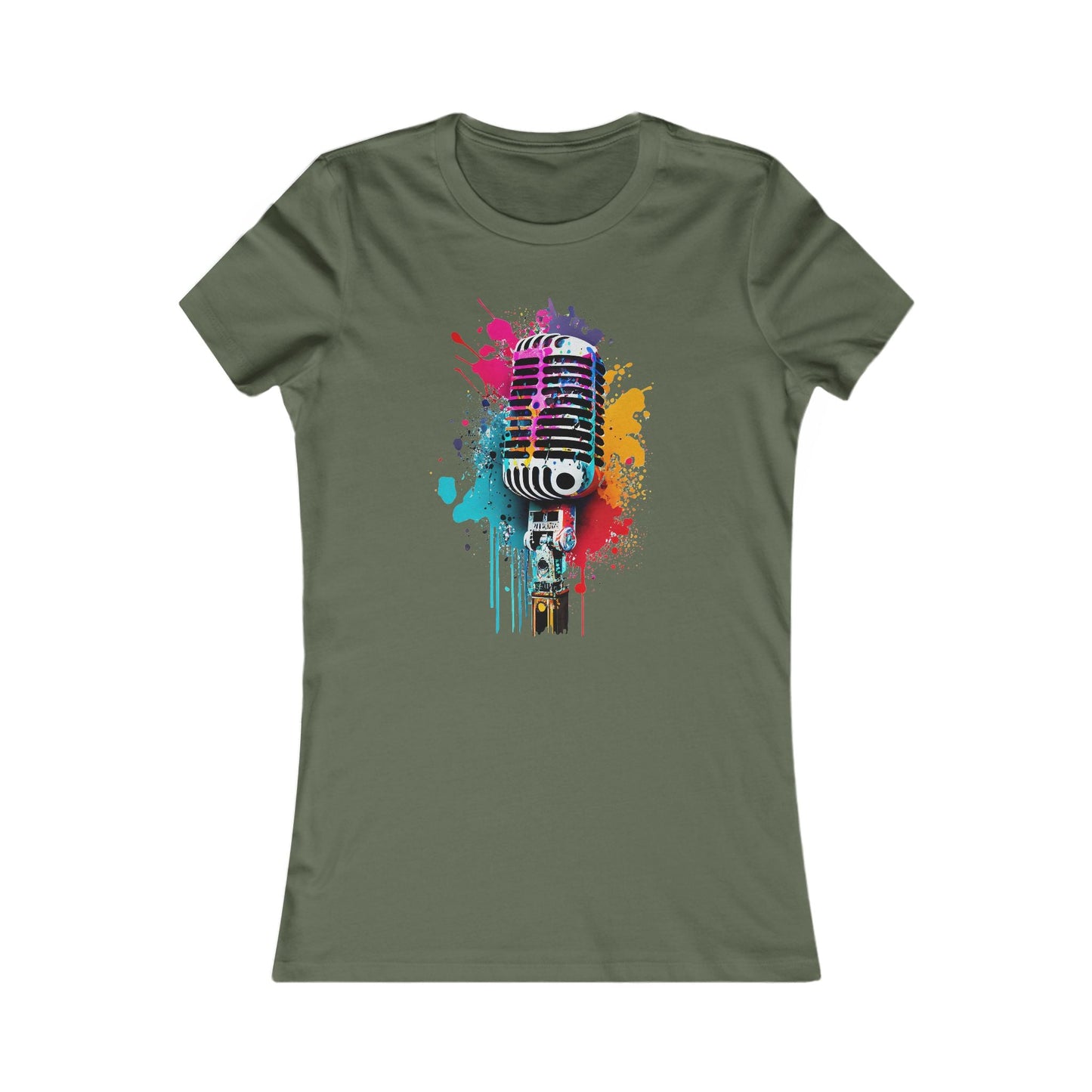 BLKBOK Splatter microphone Women's Perfect Tee