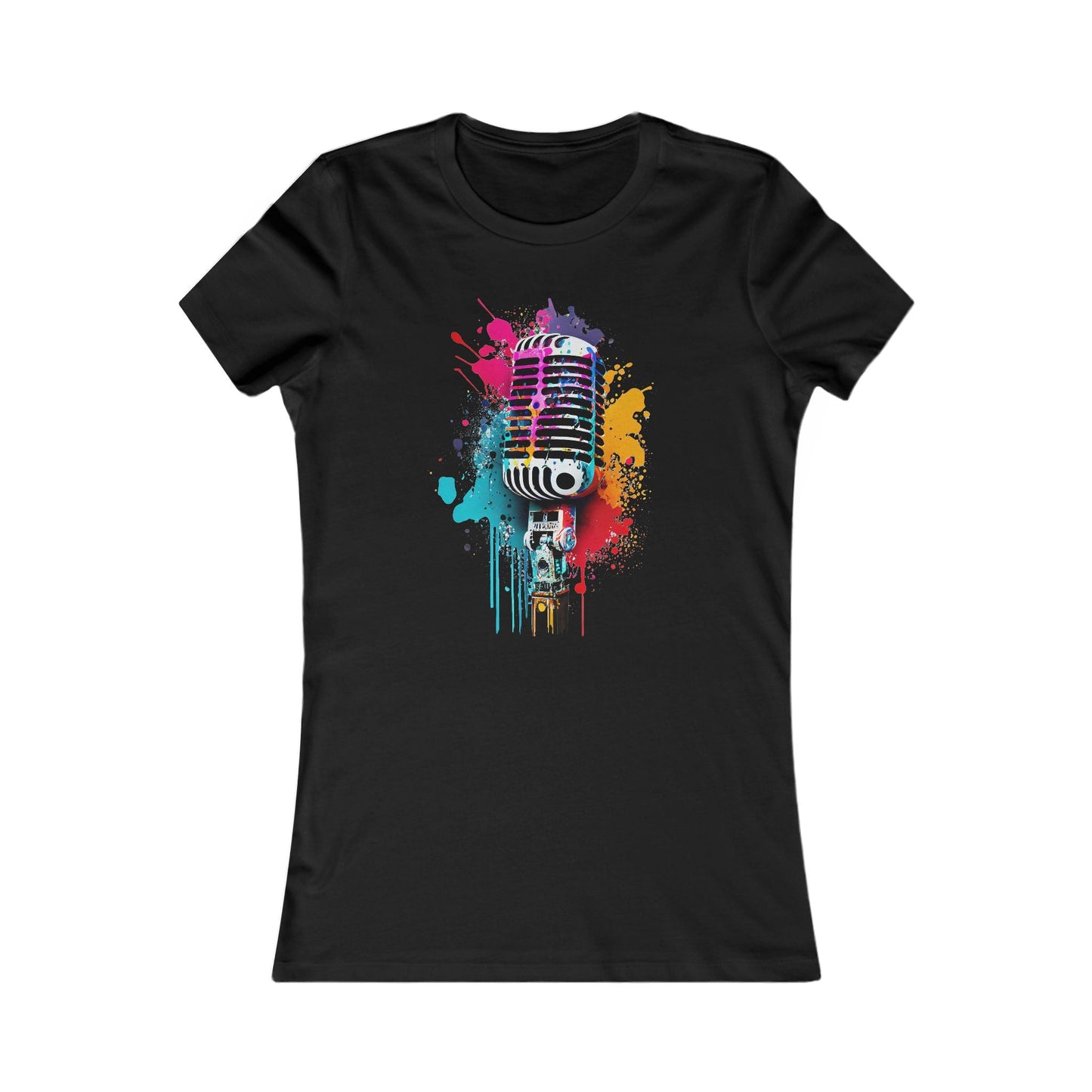 BLKBOK Splatter microphone Women's Perfect Tee