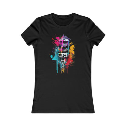 BLKBOK Splatter microphone Women's Perfect Tee