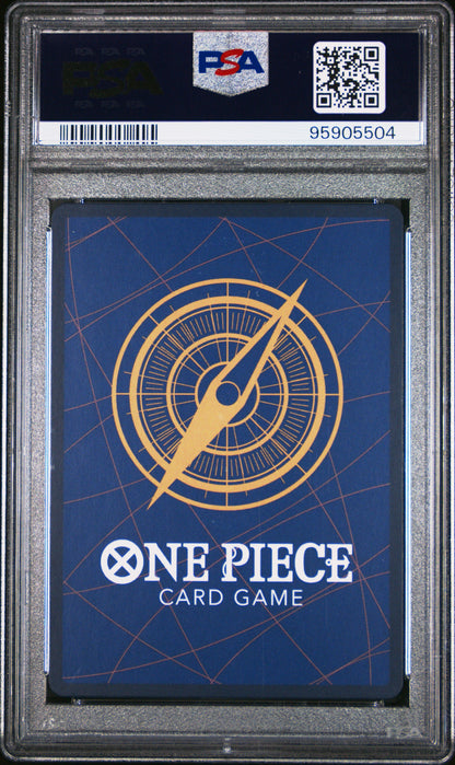 Graded 2024 One Piece OP07 JP Stussy #085 500 Years in the Future Trading Card Game PSA 10 Gem Mint