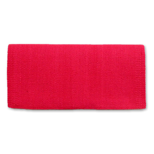 1314-85 San Juan Solid Fandango Pink 36x34 New Zealand Wool Saddle Blanket FANDANGOPINK