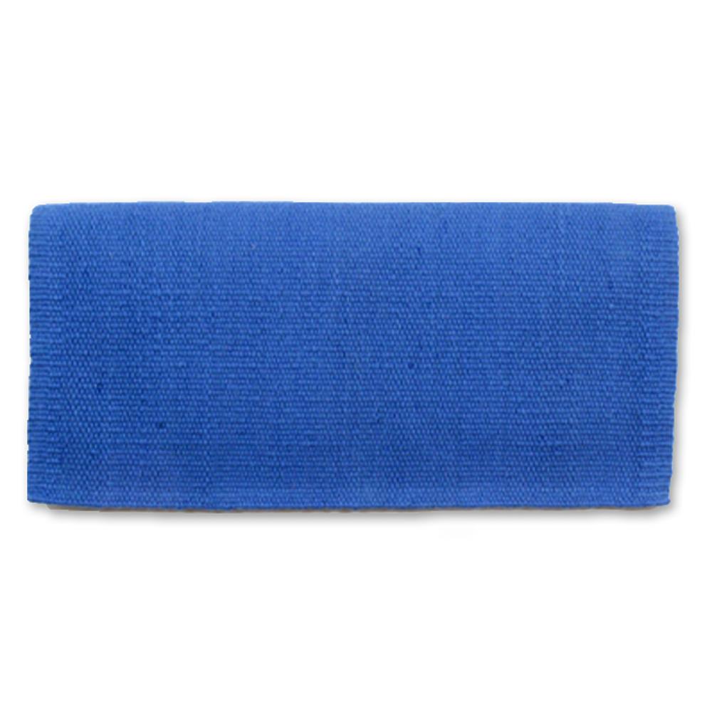 1314-78 San Juan Solid Periwinkle Blue 36x34 New Zealand Wool Saddle Blanket PERIWINKLEBLUE