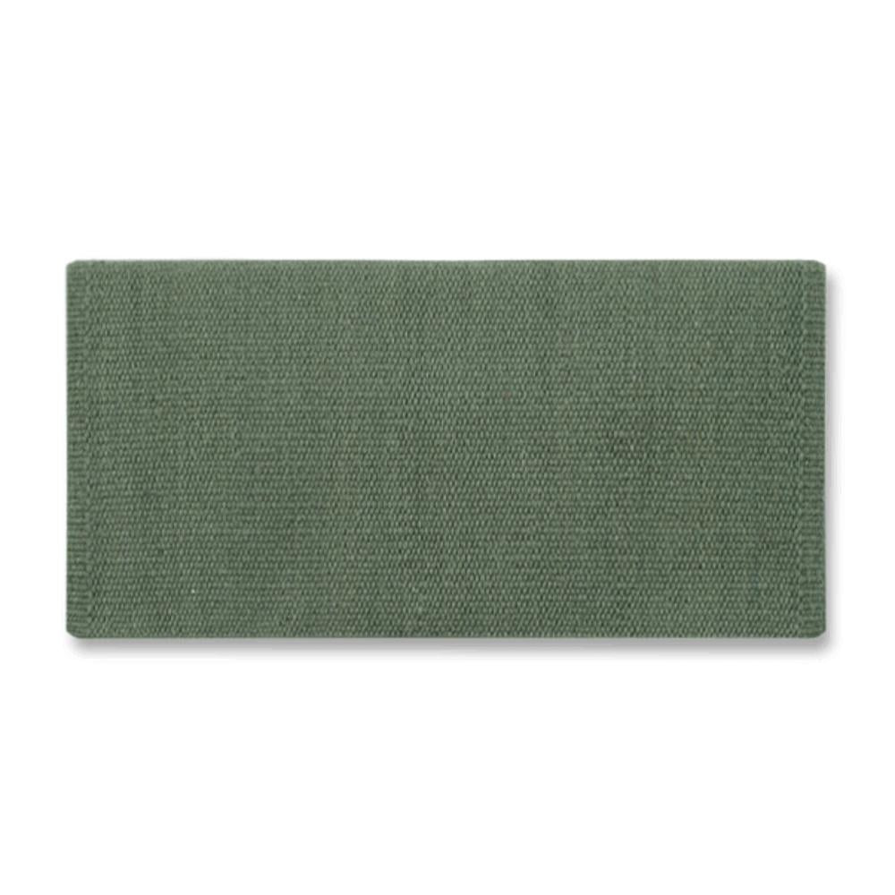 1314-38 San Juan Solid Sage 36x34 New Zealand Wool Saddle Blanket SAGE