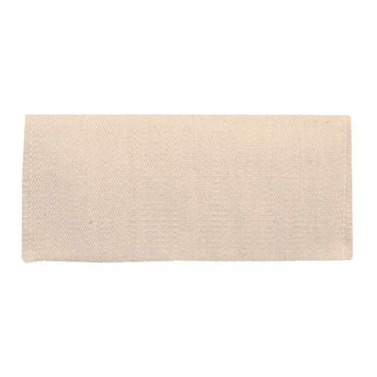 1314-19 San Juan Solid Cream 36x34 New Zealand Wool Saddle Blanket CREAM