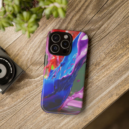 Vibrant Color Splash Tough Phone Case
