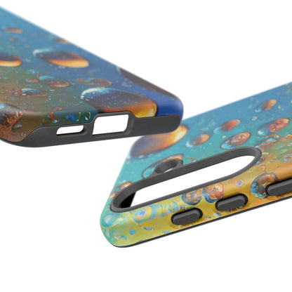 Colorful Water Droplets Tough Phone Case