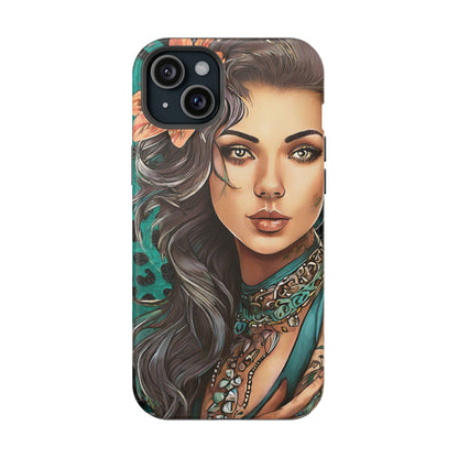 Vibrant Beauty Magnetic Tough Phone Case
