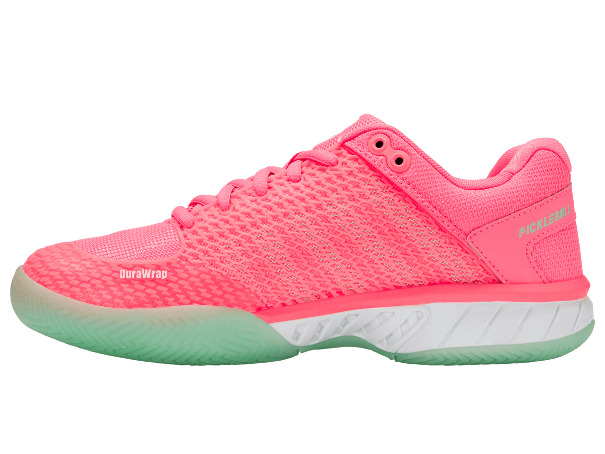 96563-649-M | EXPRESS LIGHT PICKLEBALL | NEON PASTEL PINK/NEON MINT/WHITE