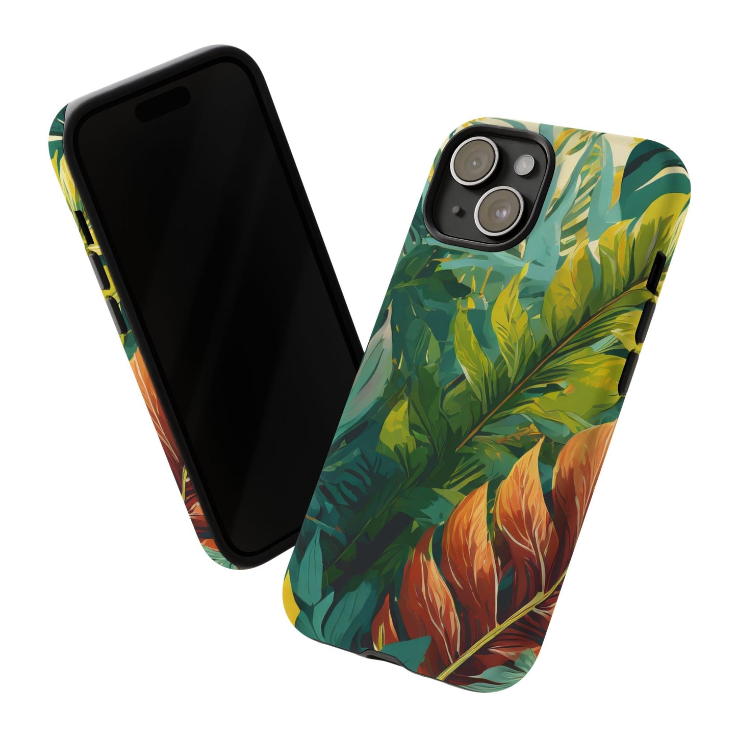 Tropical Leaf Tough Phone Case