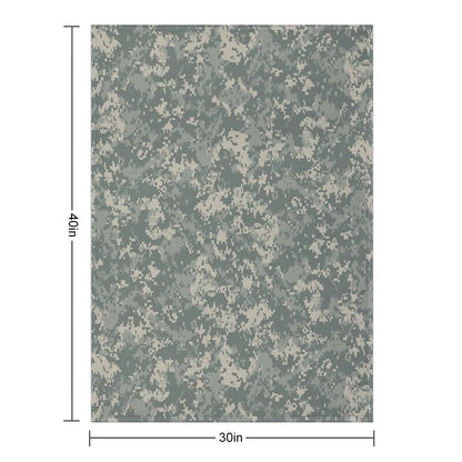 Army ACU Camouflage Throw Blanket