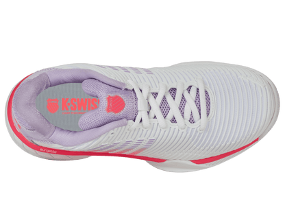 96613-182-M | HYPERCOURT EXPRESS 2 | WHITE/ORCHID PETAL/NEON BLAZE