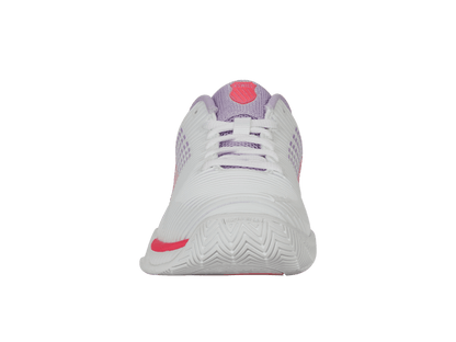 96613-182-M | HYPERCOURT EXPRESS 2 | WHITE/ORCHID PETAL/NEON BLAZE