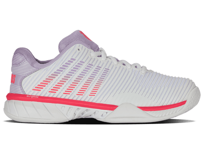 96613-182-M | HYPERCOURT EXPRESS 2 | WHITE/ORCHID PETAL/NEON BLAZE