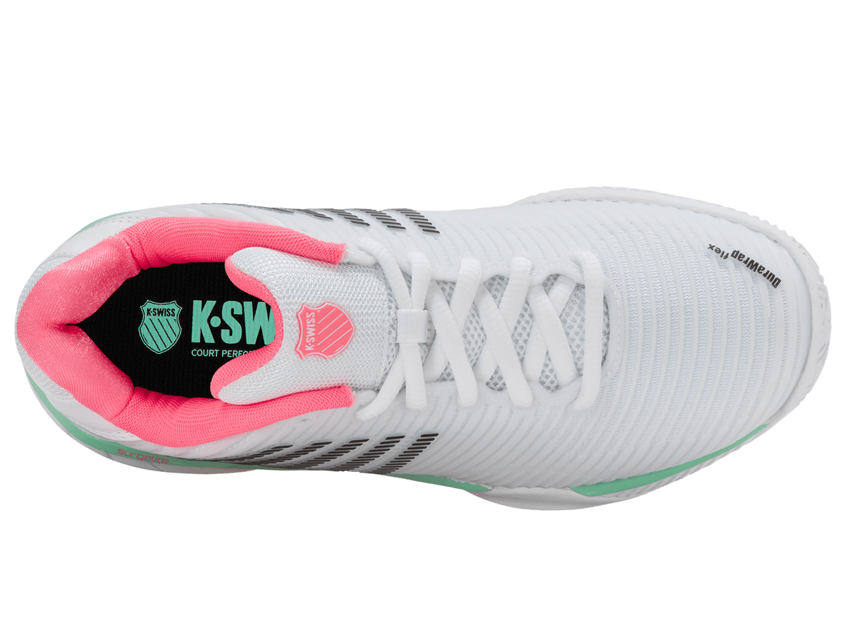 96614-178-M | HYPERCOURT EXPRESS 2 CLAY | WHITE/NEON PASTEL PINK/BLACK