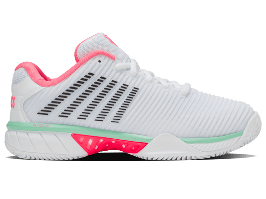 96614-178-M | HYPERCOURT EXPRESS 2 CLAY | WHITE/NEON PASTEL PINK/BLACK