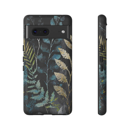 Dark Floral Tough Phone Case