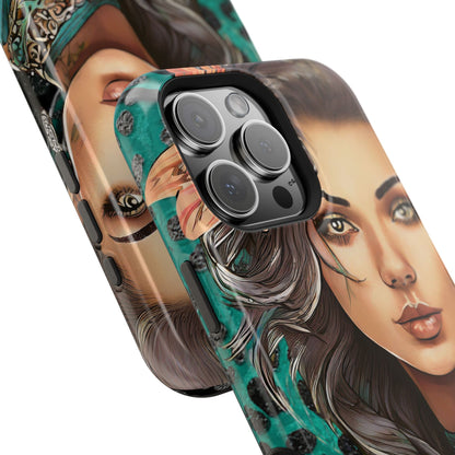 Vibrant Beauty Magnetic Tough Phone Case