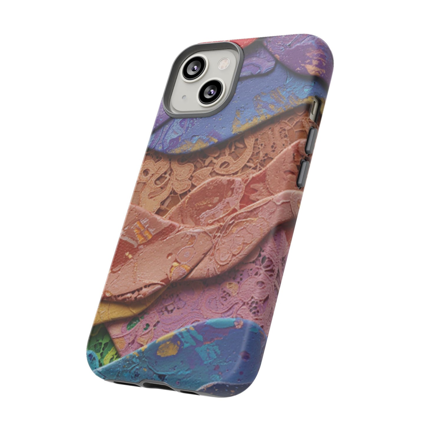 Abstract Painted Lace Tough Phone Case