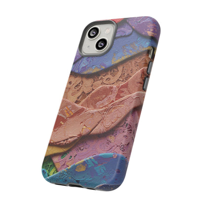 Abstract Painted Lace Tough Phone Case